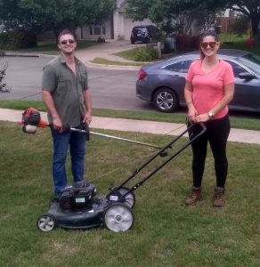 Andrew and Camilla - The Cut Lawn Care Owners